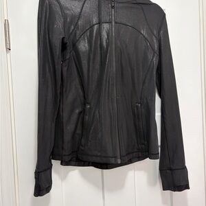 lululemon athletica Shiny Black Full-Zip define Jacket
